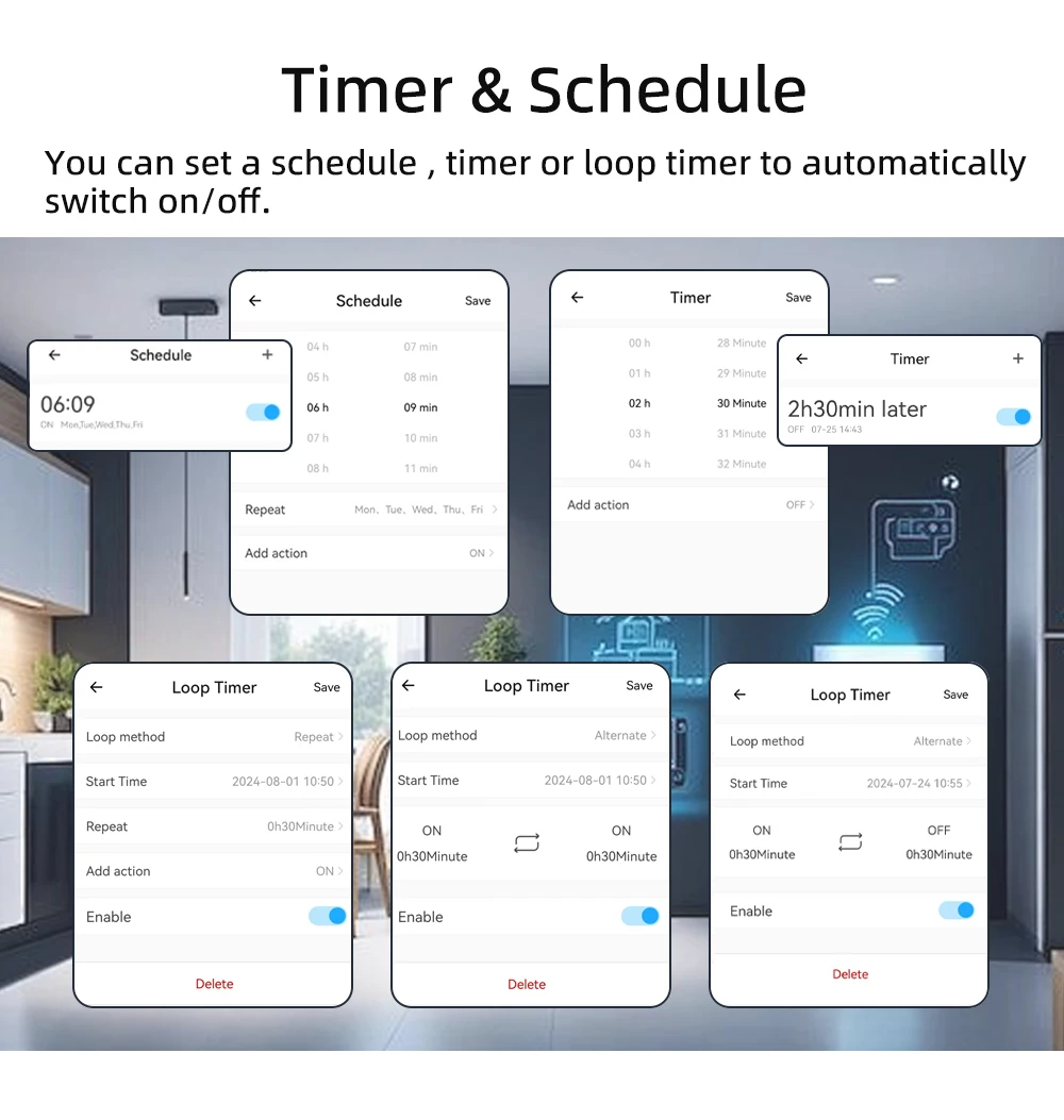 WiFi Temperature and Humidity Sensor Security Home Automation Indoor Monitoring