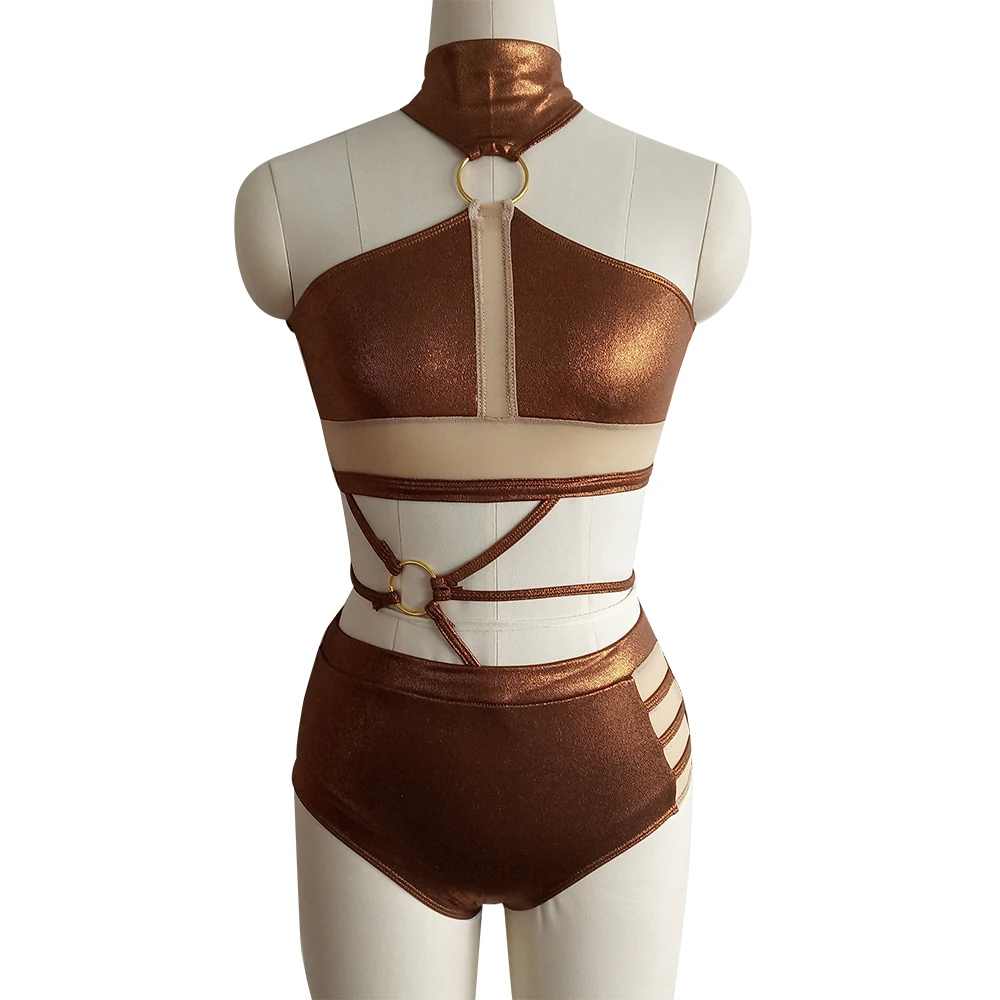 

Детский танцевальный костюм из нейлона/лайкры, для девочек