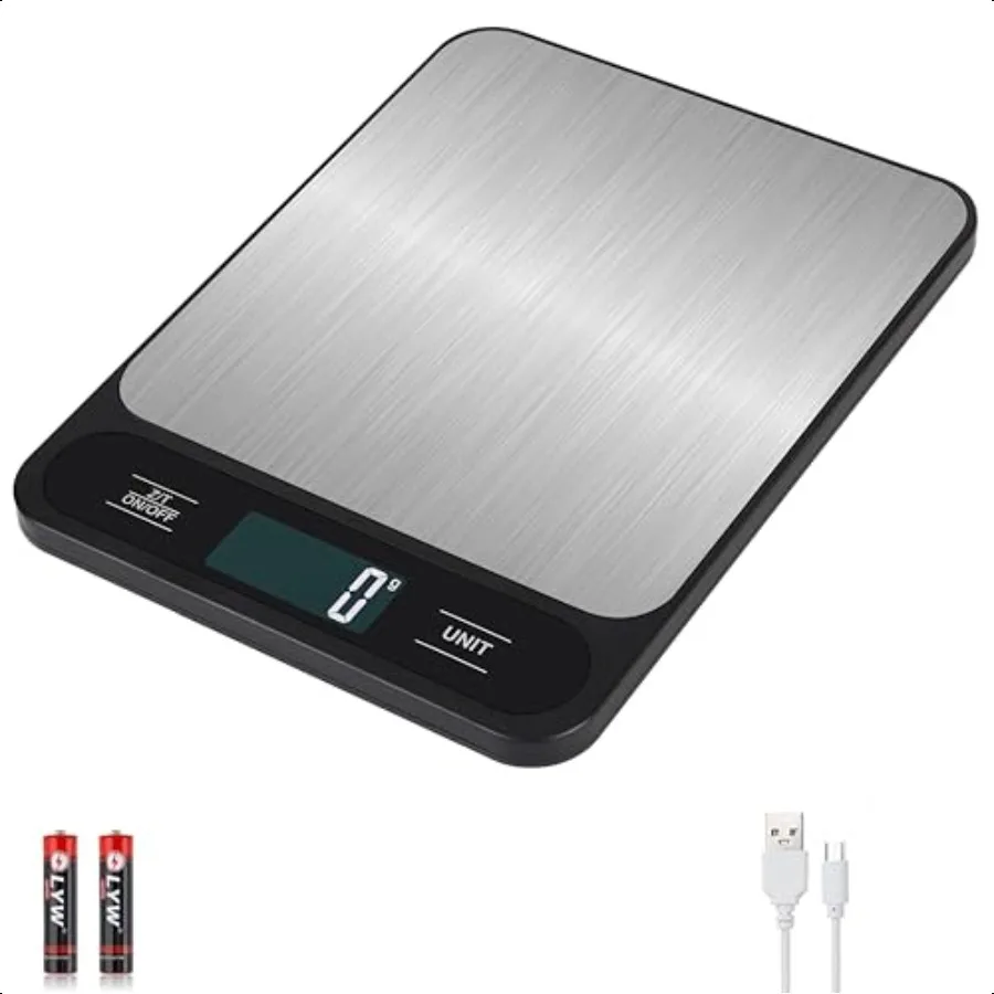 High Capacity Digital Kitchen Scale for Food Measurement