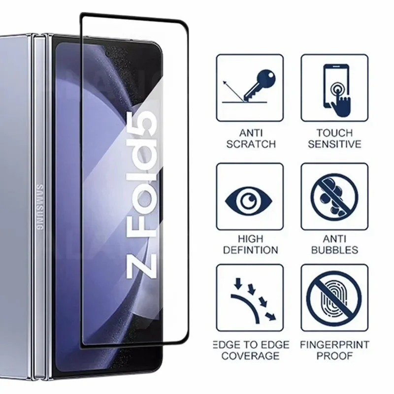 

Защитное стекло для Samsung Galaxy Z, закаленное стекло для защиты экрана 9H HD для Z Fold 5 4 3