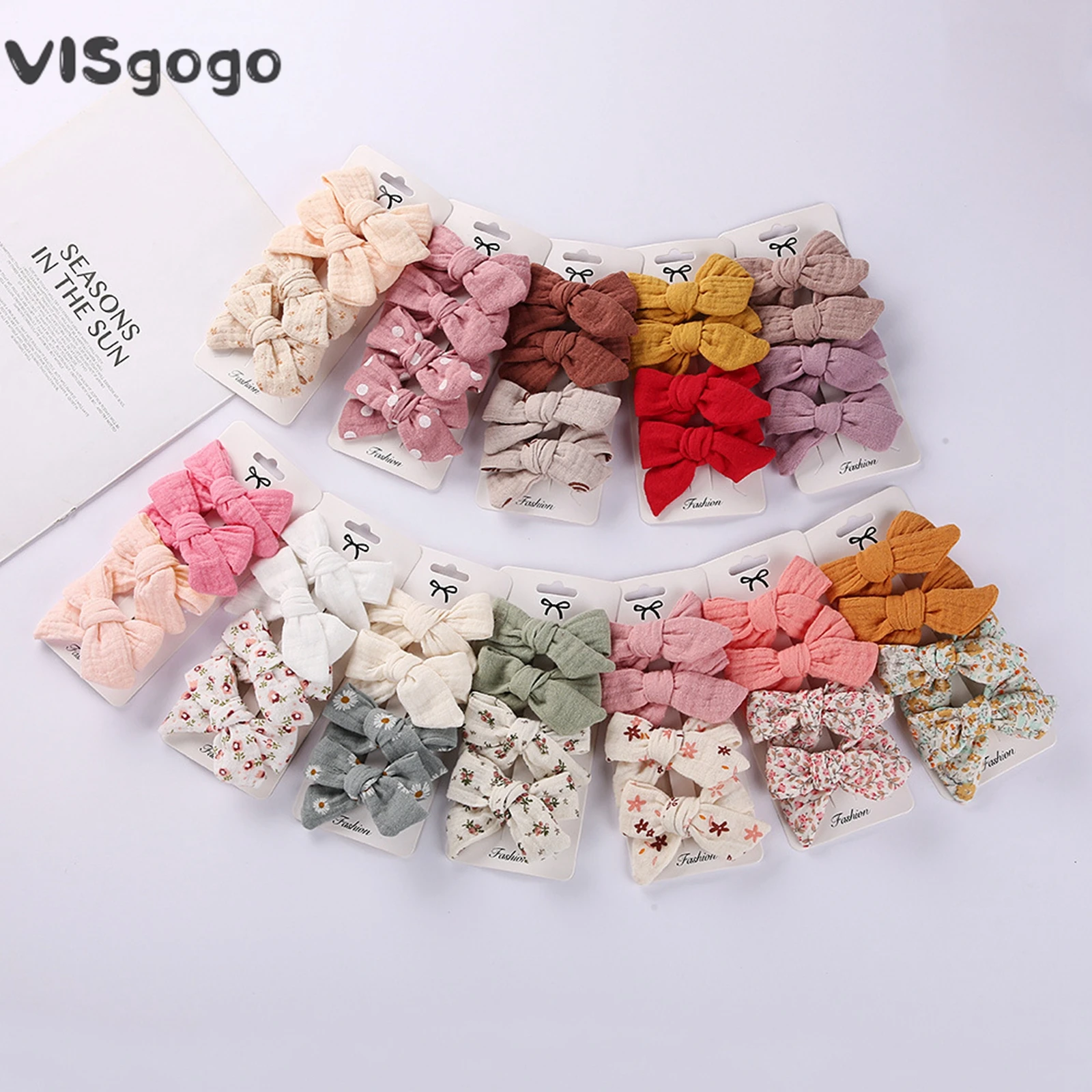 

4 шт., банты для волос для девочек