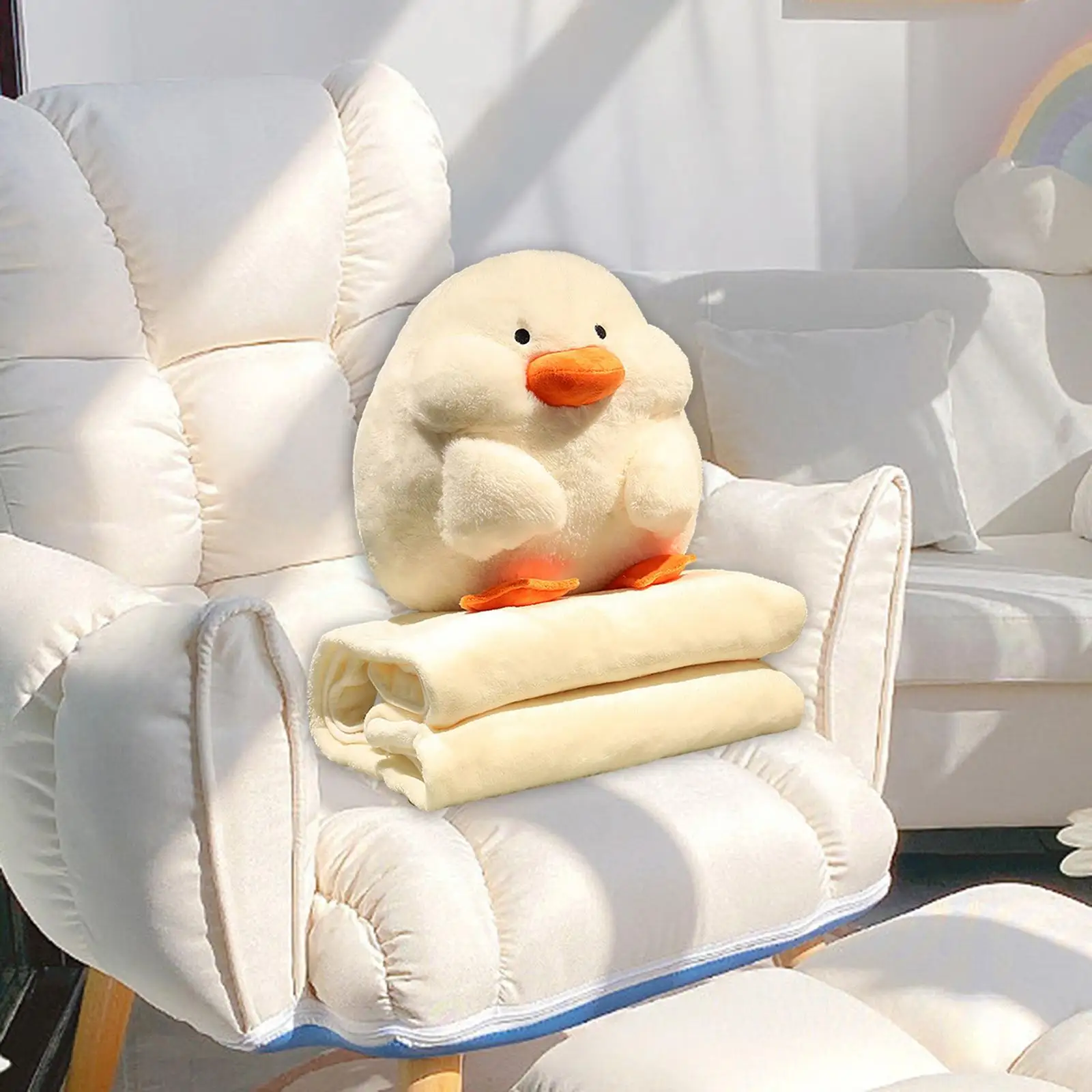 

Duck Plush Pillow Chair Pillow Animal Doll Cartoon Multipurpose Stuffed Plush