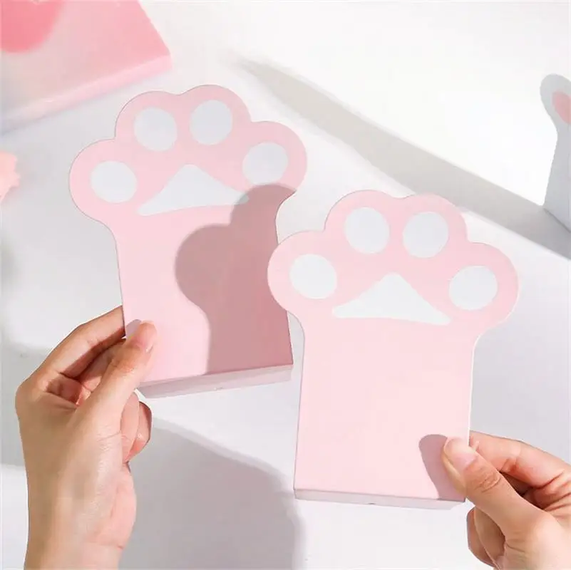 Metal Desktop Bookends 1 Pair Support Cartoon Paw Book Ends Book Stopper Non-Skid For Shelves Office Home Library book organizer book holder book stand book terminal