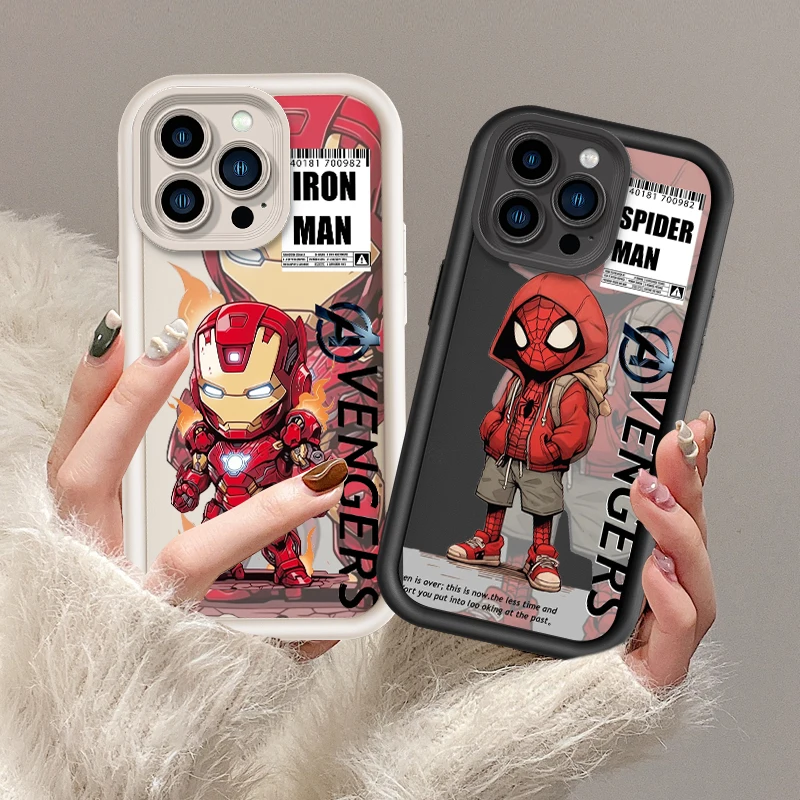 Cap Tain Hulk Marvel Eye Ladder Per Apple Iphone 15 14 13 12 11 Xs Xr X Pro Max Plus Custodia In Tpu Per Telefono