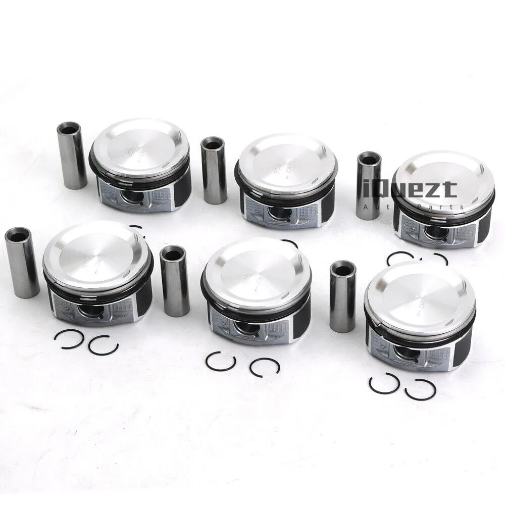 

6x Pistons & Rings Set Φ83mm STD for Volvo S80 XC90 2.9T T6 L6 B6294T 274365