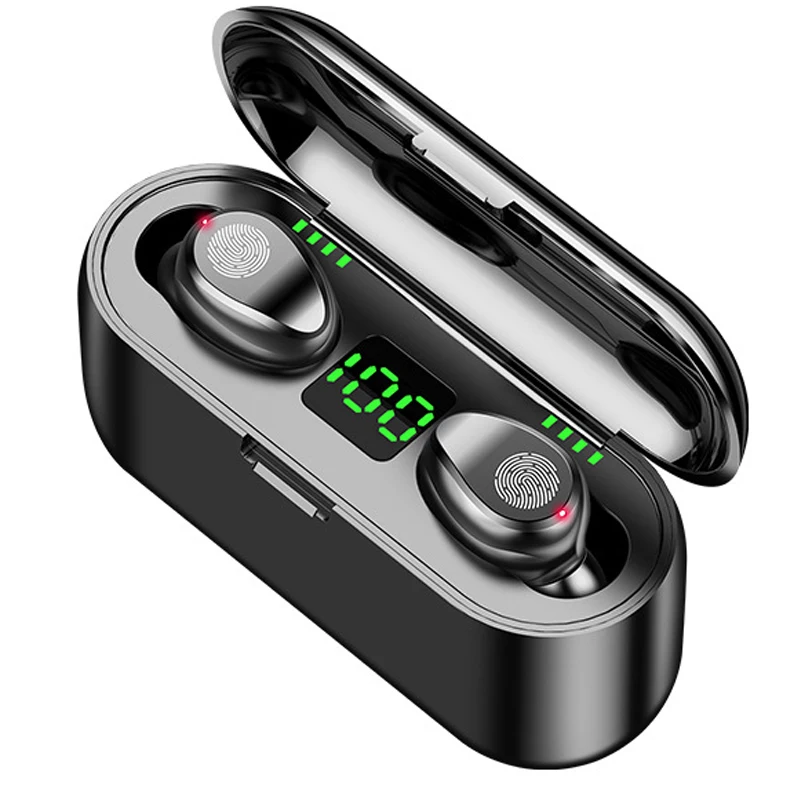 Беспроводные наушники TWS F9 Спортивные Bluetooth сенсорные мини-наушники