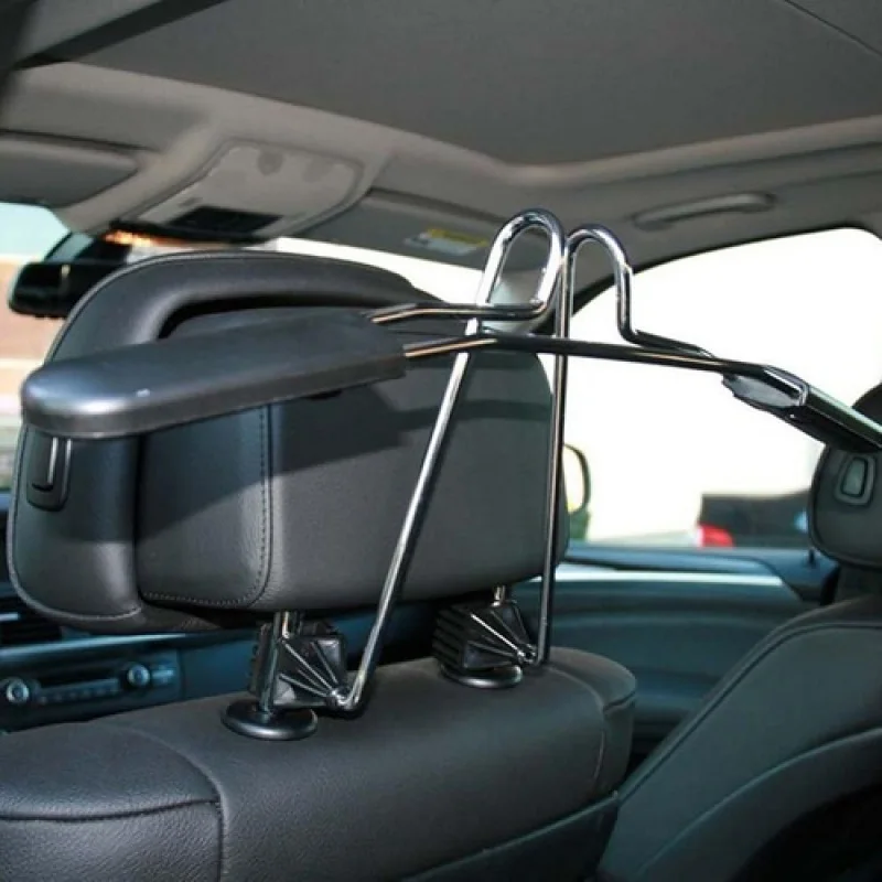 Universal Car Seat Headrest Hanger Metal Coat Hanger Vehicle Clothes Jacket Suits Shirts Holder