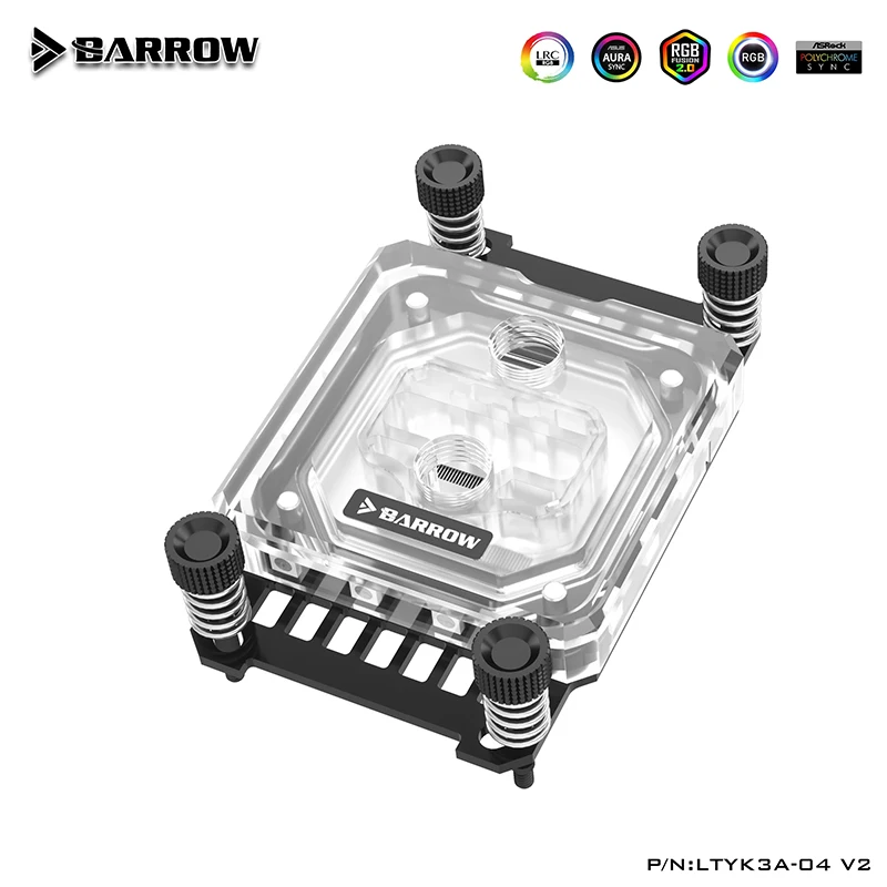 Bloco de Água do Processador do Barrow para Amd Am5 Am4 Am3 Mais Am3 Fm2 5v Argb 3pin Aura Sync Preto - Imagem 6