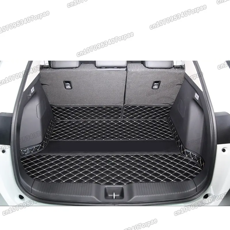 leather car trunk mat rear boot cargo liner luggage cushion for honda