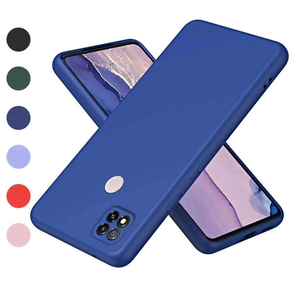 Luxury Soft Liquid Silicone Phone Case with Camera Protection – Elegant Cover