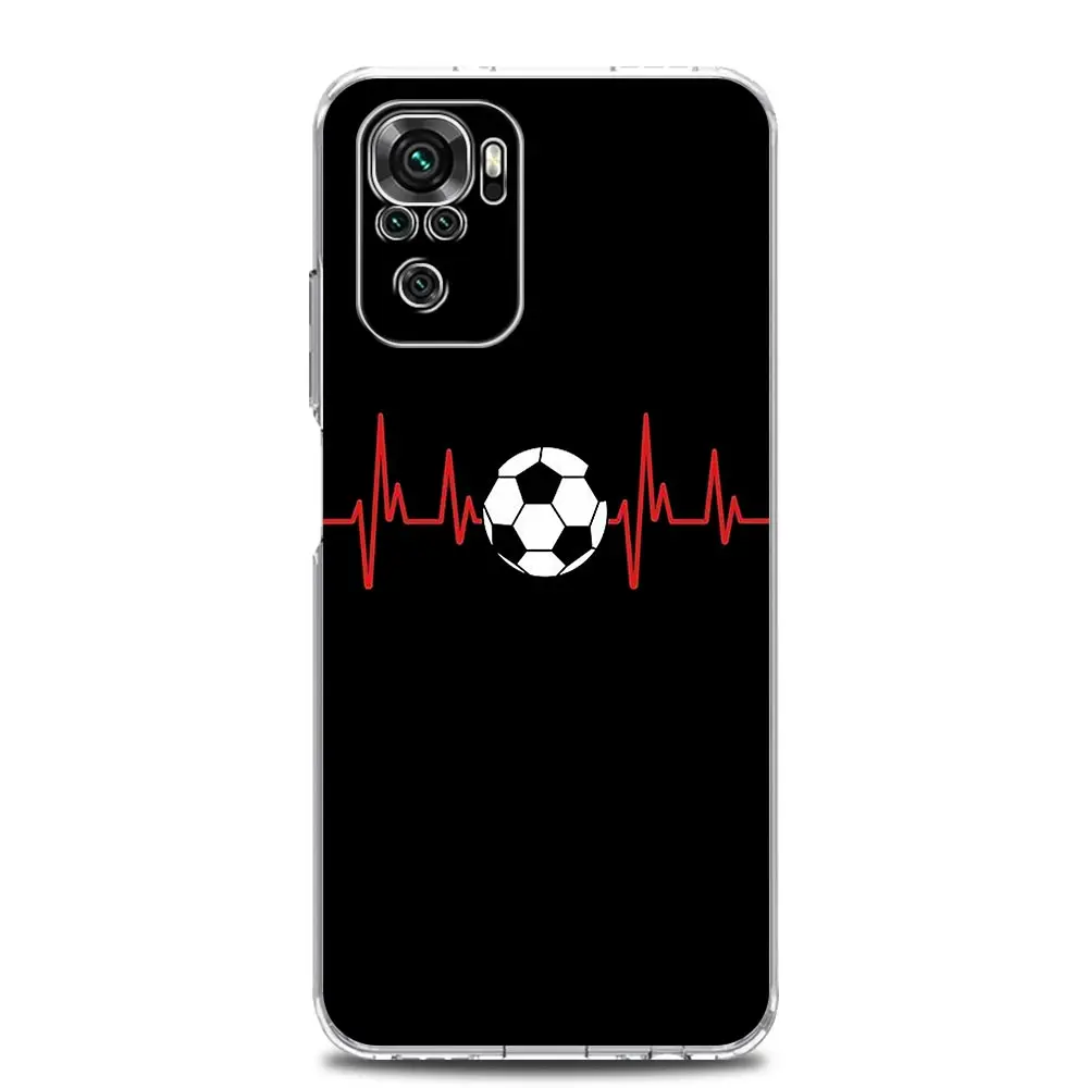 Football Player Soccer Art Soft Clear Phone Case