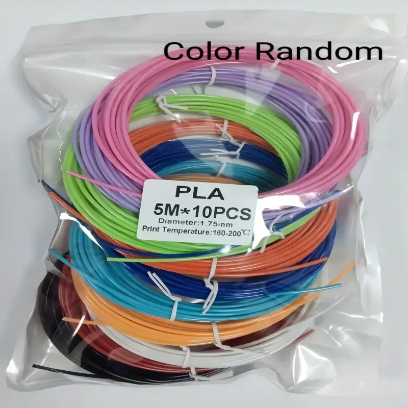 Vibrant Colored PLA Filament - Smoke-Free, Safe Plastic Refill for 3D Children’s Printing Pen