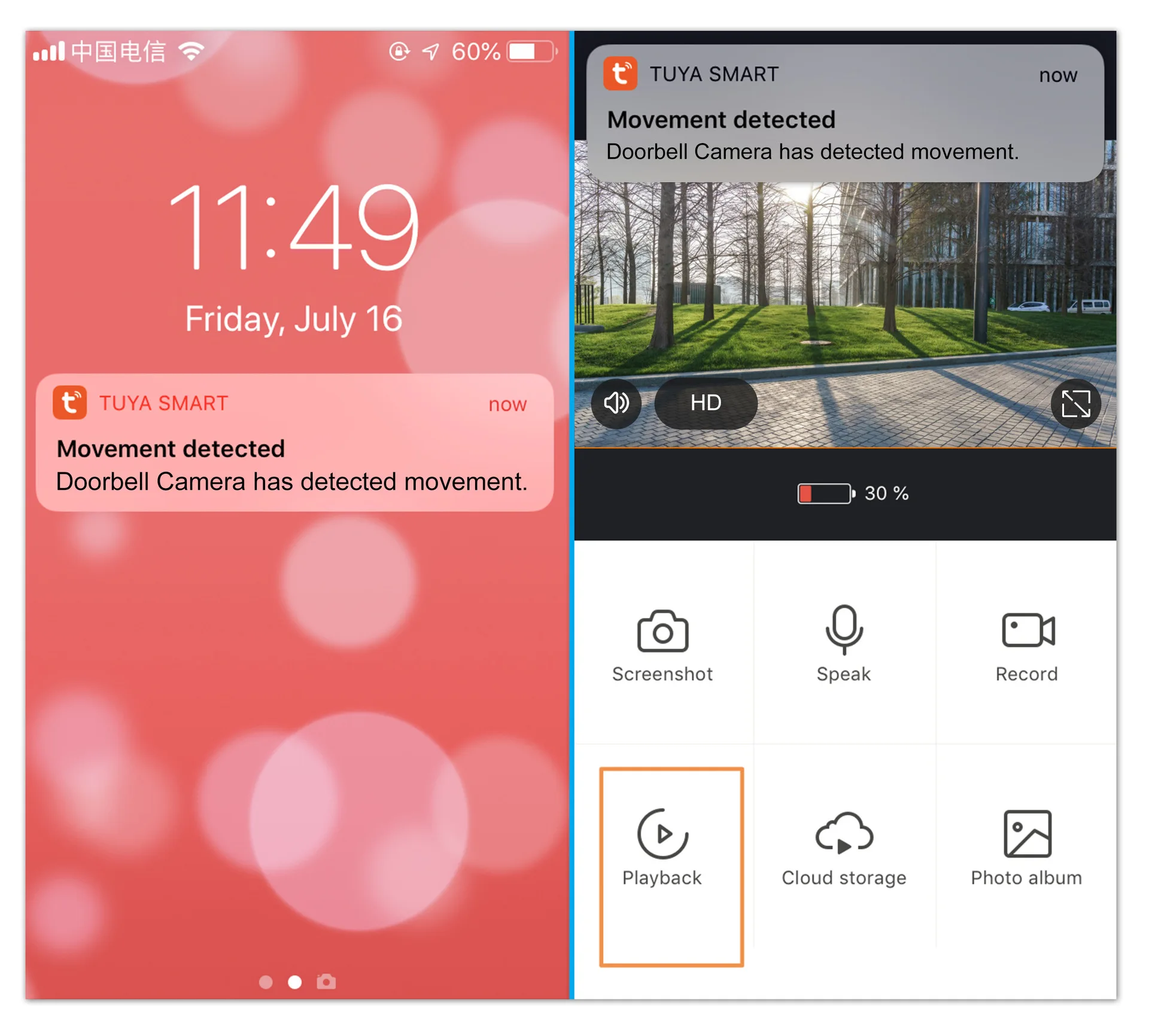 2.4G, Wi-Fi, Detecção de Movimento Automático, Door
