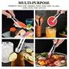 Stainless Steel Ice Tongs Bread Cake Clamps Salad Coffee Sugar Cubes Clips for Restaurant Bar Party Serving Tongs Kitchen Tools 5