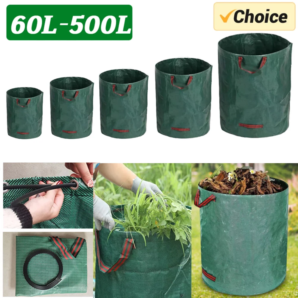 Garden Waste Bag Reusable 60L-500L Foldable