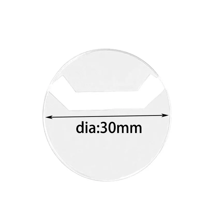 10pcs Clear Round Badge PVC Protective Case Pins Badge Storage Bags for DIY Making Badge Display Bag Packing Cover Materials
