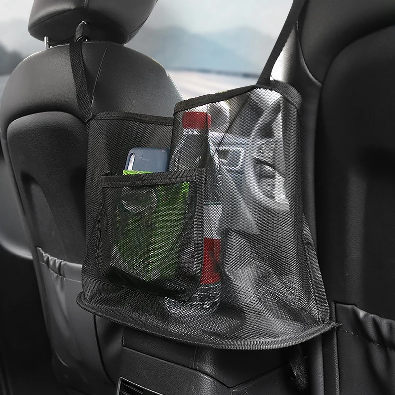 Car Net Pocket Handbag Holder Between Seat,For Car Seat Back Mesh