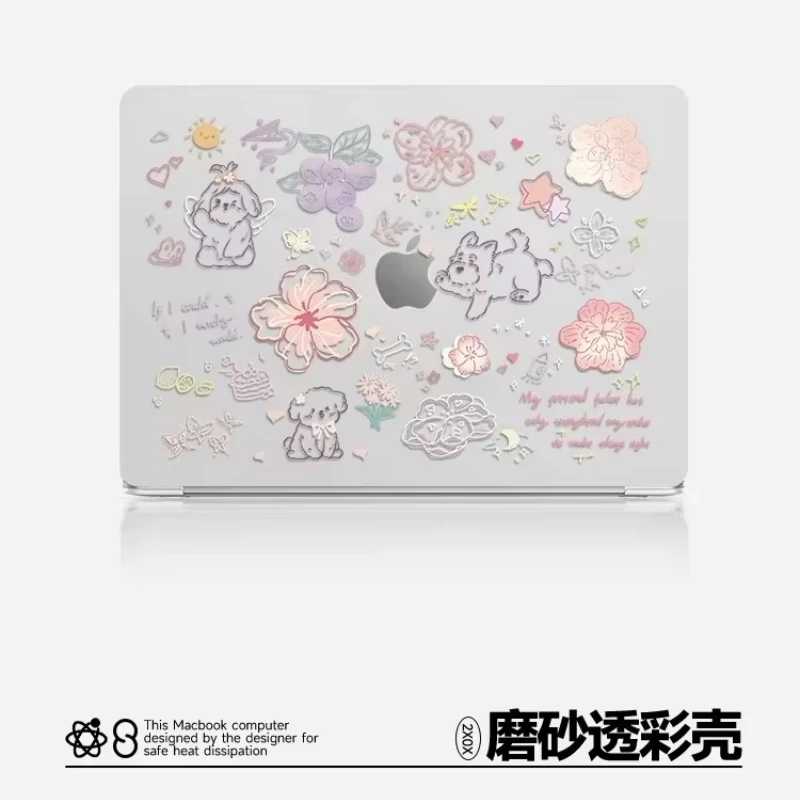 Laptop Protective Case For Macbook Air15 A3114 A2941 Pro14 A2442 A2779 Air13.3/13.6 Pro13.3 Hard Shell Transparent Case