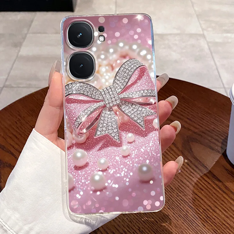 Clear Silicone Soft TPU Back Cover for Vivo IQOO Neo9 Series