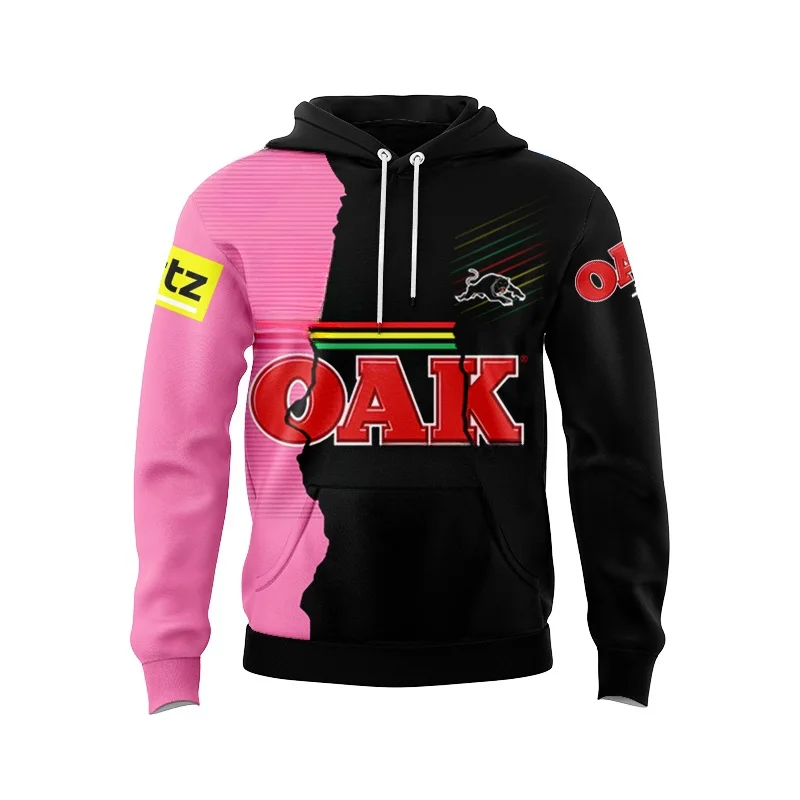 men's hooded rugby shirt, Penis Panther ANZAC hooded, home and away/legion/patchwork/training uniform, high-quality hooded