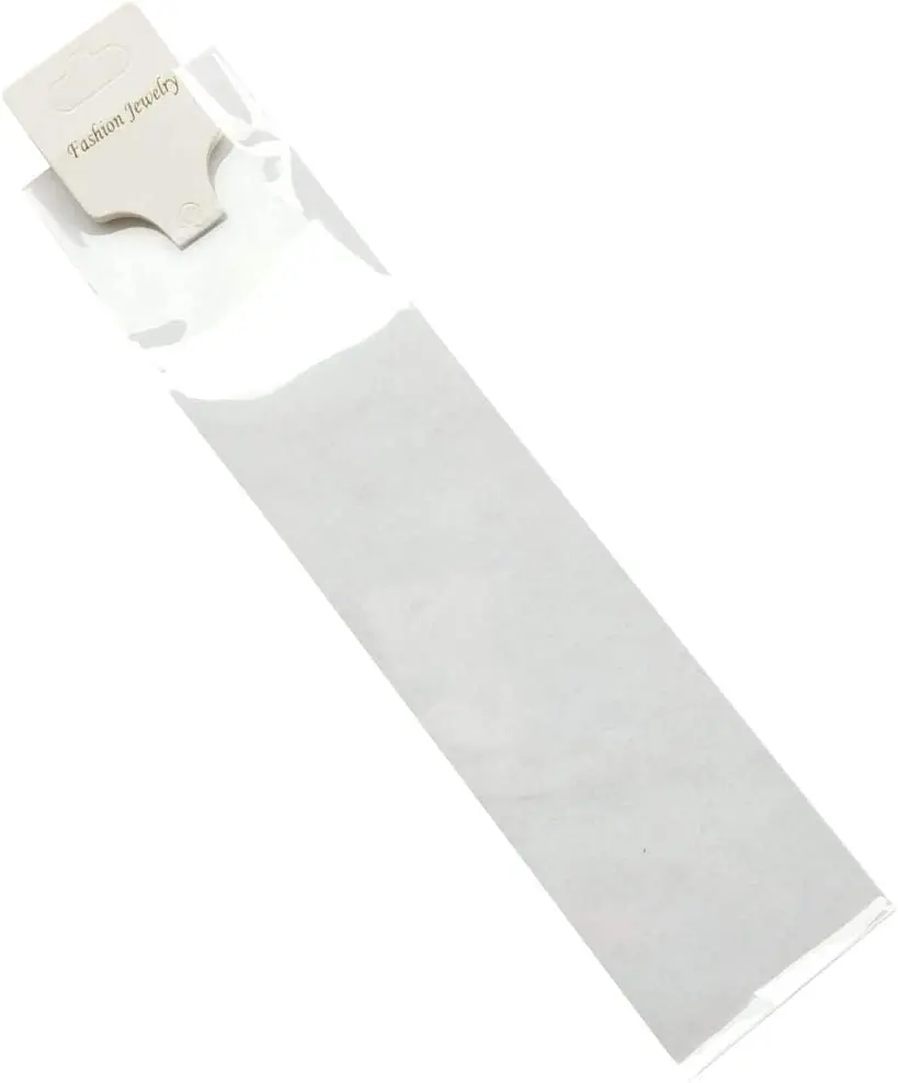 

50sets Necklace Jewelry Display Hanging Card W / Bag 25 X 5 cm