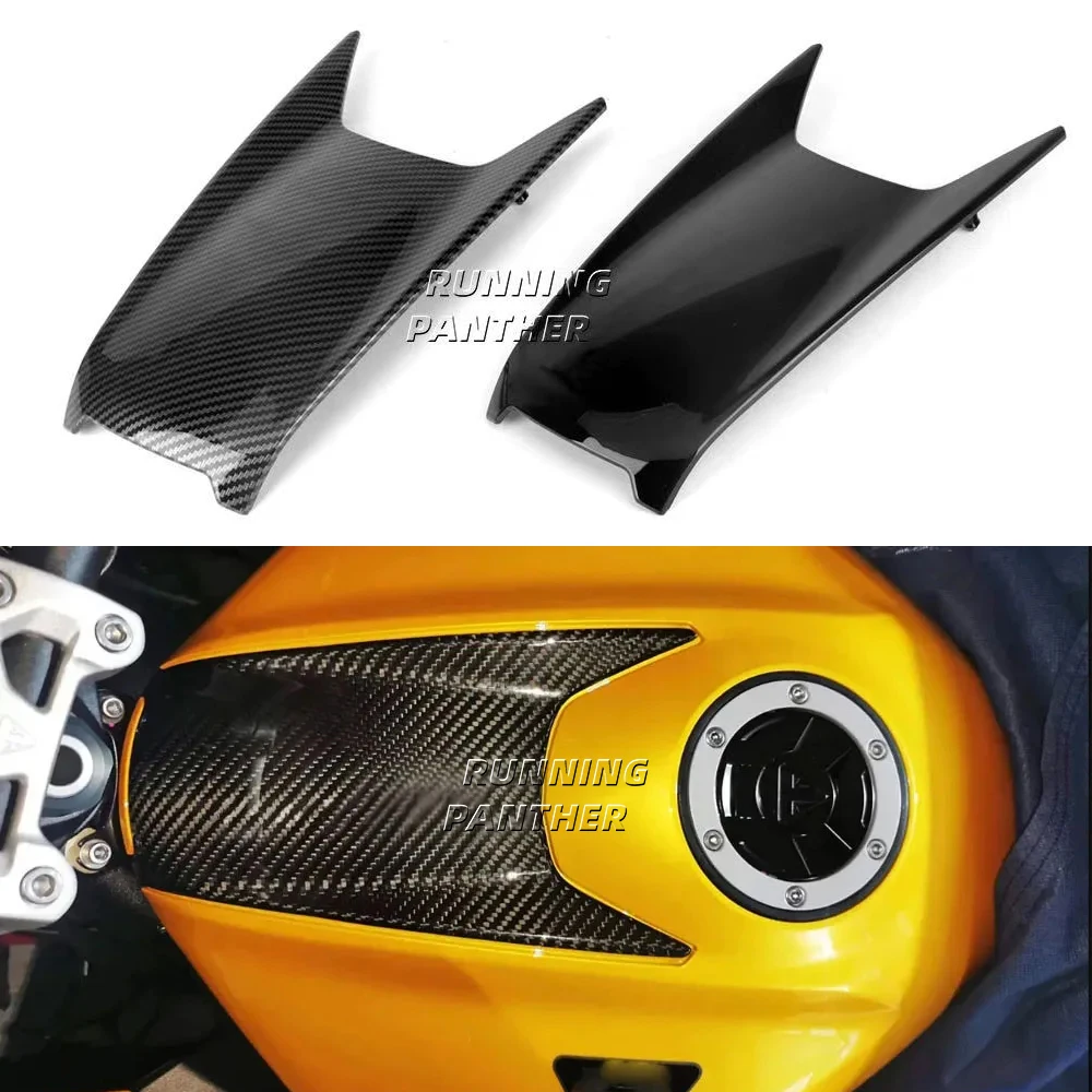 

Motorcycle Fuel Tank Air Box Front Upper Cover Carbon Fiber Fairing Cowl For Street Triple 765 R RS 765R 765RS Moto2 2023 2024