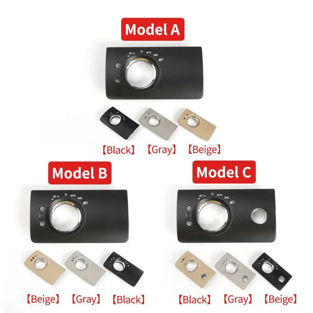 Interior Front Head Lamp Headlight Switch Button Panel Cover Replacement For Mercedes Benz W164 ML GL 300 350 450 500 2005-2011
