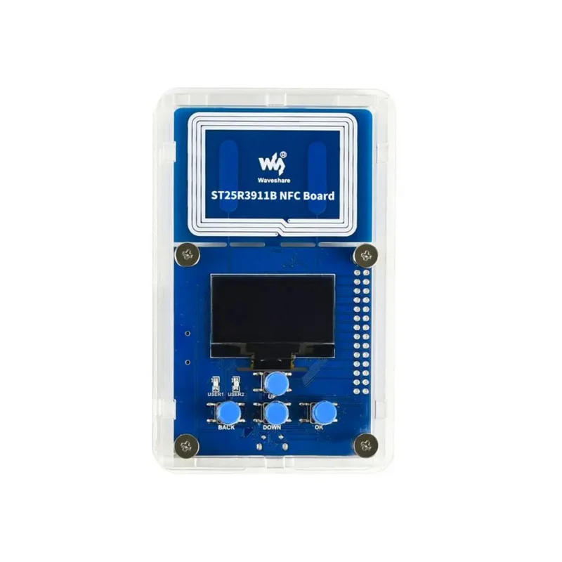 Waveshare ST25R3911B NFC Development Kit, NFC Reader, AT32F413RBT7 Controller, Multi NFC Protocols