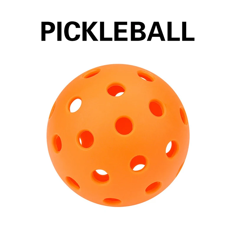 Pickleball Injection Molded Resilient 40-Hole Ball-TPE Elasticity Ball Outdoor Sports Playing Experience