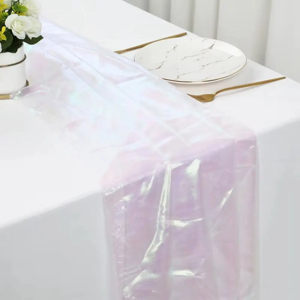 Glänzende Laser-Tüll-Organza-Stoffe, dünnes Dekor, Voile-Organza-Kleiderstoff, weicher Tüll, Stoff, Dekoration, Tüll, handgefertigte Materialien – Detail 11