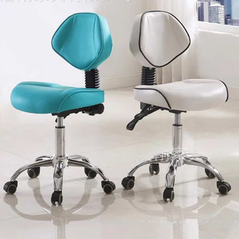 

Mobile Simple Barber Chair Beauty Wheels Electric Mobile Barber Chairs Swivel Hairdresser Taburete Ruedas Salon Furniture HD