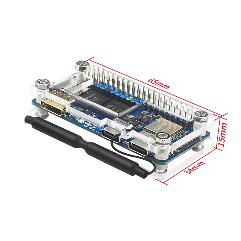 Transparent Acrylic Case with Copper Heat Sinks