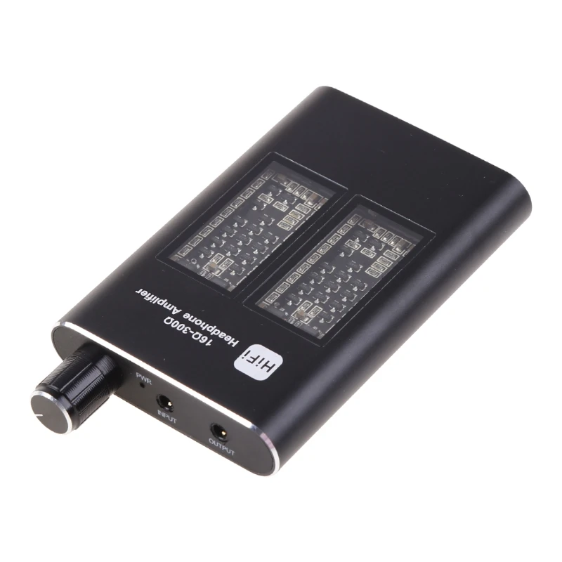 

Mini HiFi System Earphone 16-300Ω Aluminum Headphone Amplifier With 3.5mm AUX Input Output 1000mAh Lithium-Battery Drop shipping