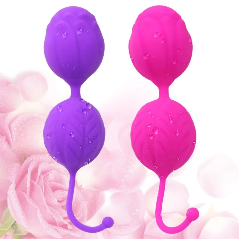Silicone Smart Love Kegel Ball for Vaginal Tight Exercise Machine Vibrating Ben Wa Ball of Sex Toys for Women Dumbbell
