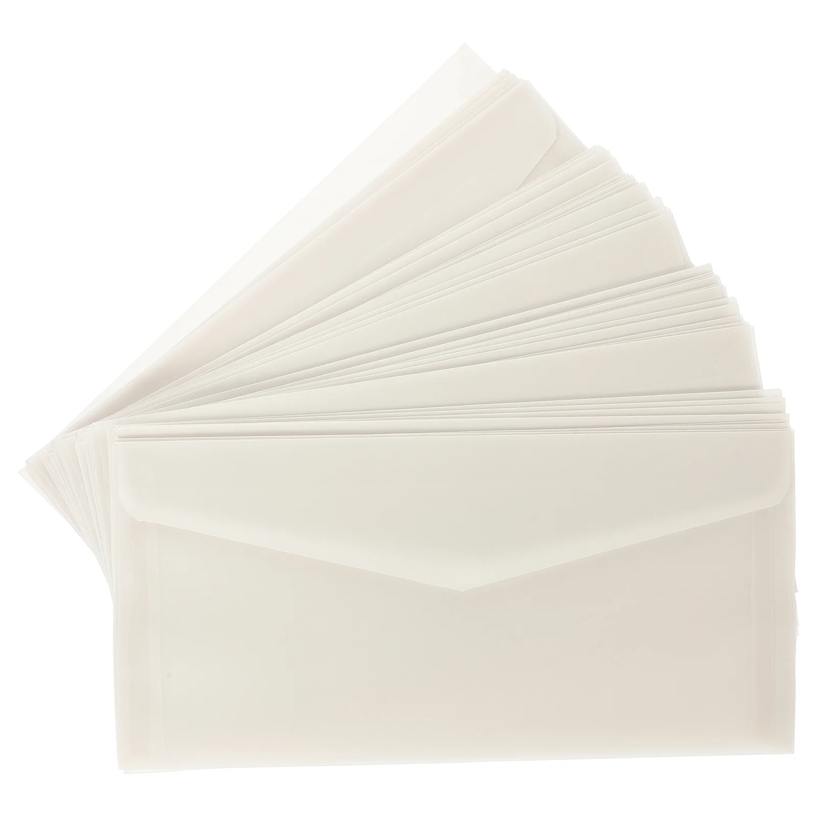 

50 Pcs Sulfate Paper Transparent Envelope Invitation 50pcs Envelopes Business Festival Litmus Wedding Letter Portable Student