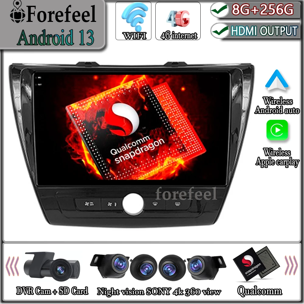 

Qualcomm Snapdragon Android 13 For Roewe i5 2019 - 2020 Auto Radio Screen Player TV Multimedia Navigation GPS Stereo No 2din DVD