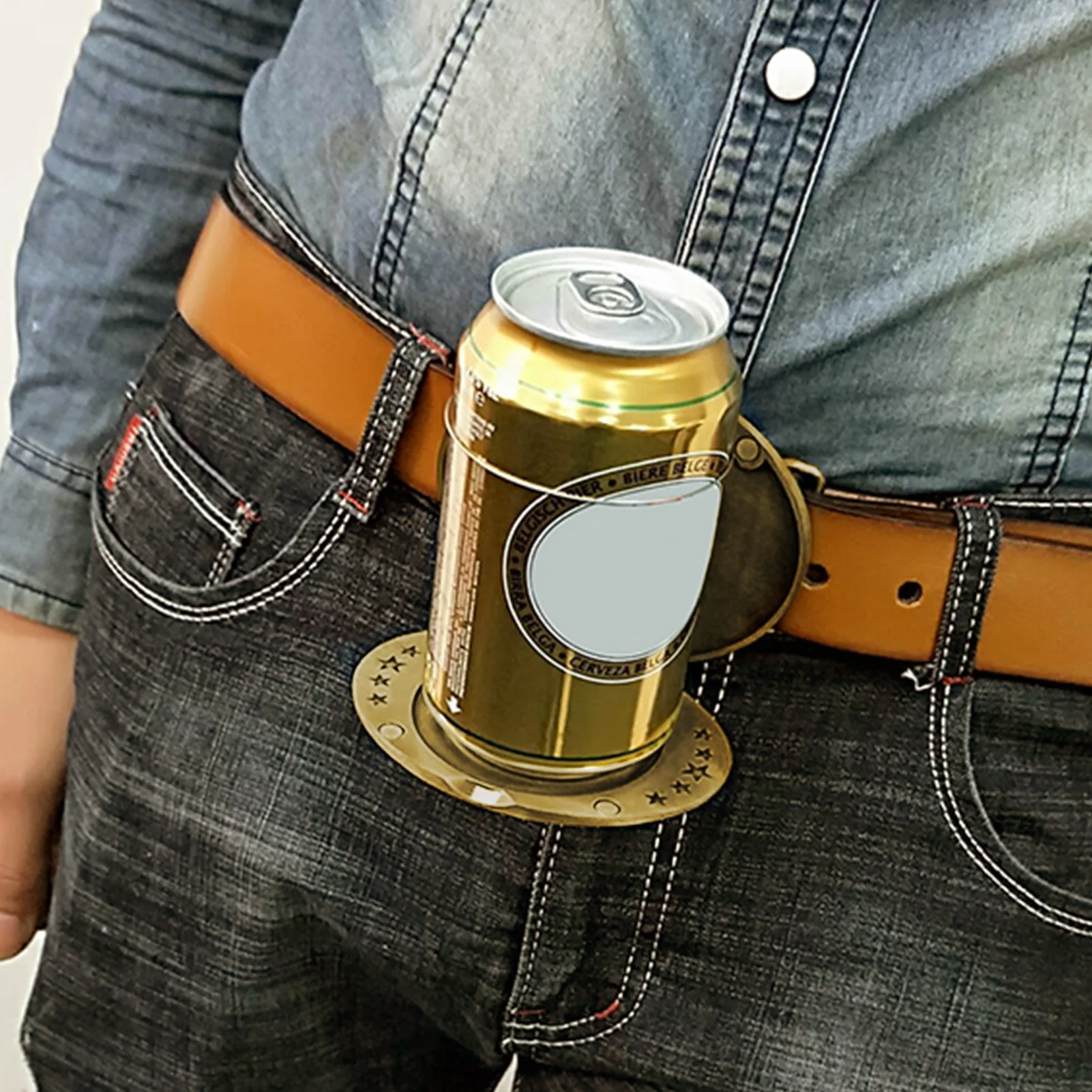 

Пряжка ремня для пива | Портативный держатель для напитков Hands-Free | Легко носить с собой