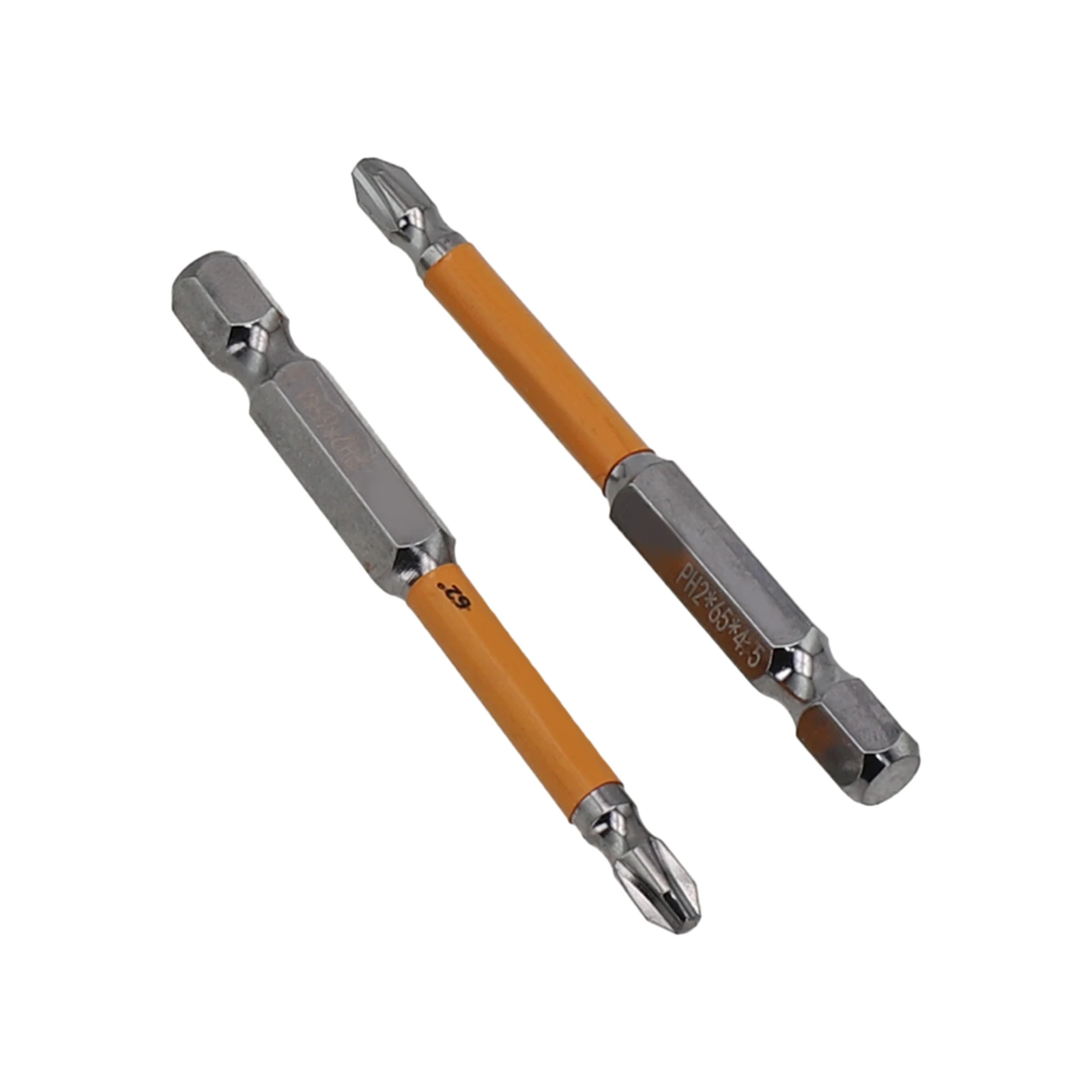 

Impact Drill Bit Screwdriver Bits Alloy Steel Brown PH2 Silver 1/4''(6.35mm) Hex 100mm 150mm 2 X Hand Drills