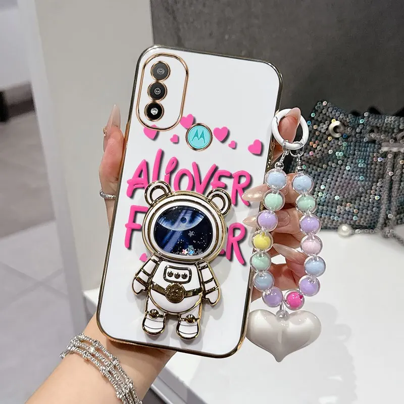 Floral Phone Case Set with Bead Lanyard and Stand - 3 Piece Collection