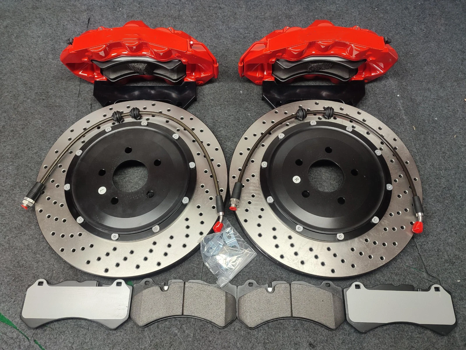 Dicase racing high quality front brake kit 6 piston caliper with 355*32mm disc for Subru impreza wrx/Golf