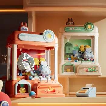 어린이 동전 조작 놀이 게임 클립 인형 뽑기, DIY 인형 기계, 대형 클로 캐치 장난감, 크레인 기계, 생일 선물