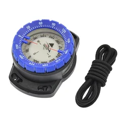Waterproof Noctilucent Dive Compass with Luminous Display for Underwater Navigation (Blue)