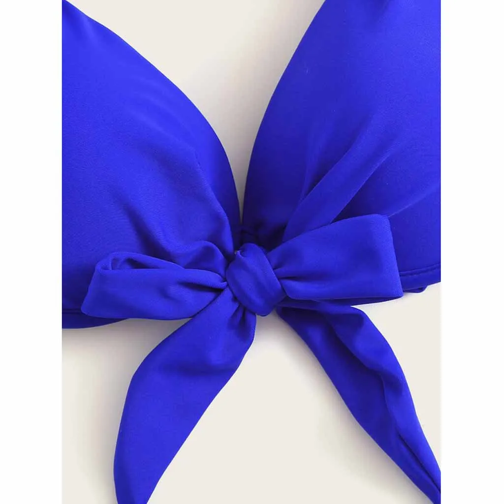 WomensSexySummerSwimsuitBikiniStripeSeparateSwimsuitBikini