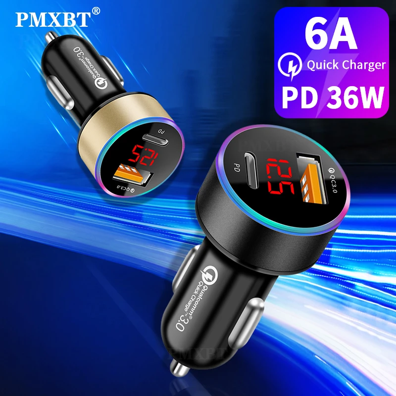 Car Charger Mobile Phone Fast Charging Quick Charge 3.0 Car Charger