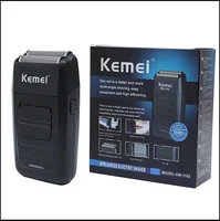 Kemei KM-1102 Rechargeable Wireless Men's Shaver Double Blade Reciprocating Blade Professional Shaver 2