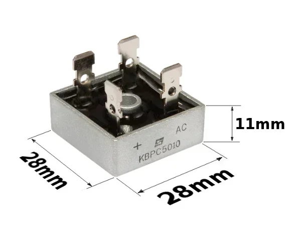 2PCS KBPC5010 Diode Bridge Rectifiers Diodes 50A 1000V Electronic Components diode bridge rectifier electrical rectifier diodes rectifier diodes electrical diodes electrical component
