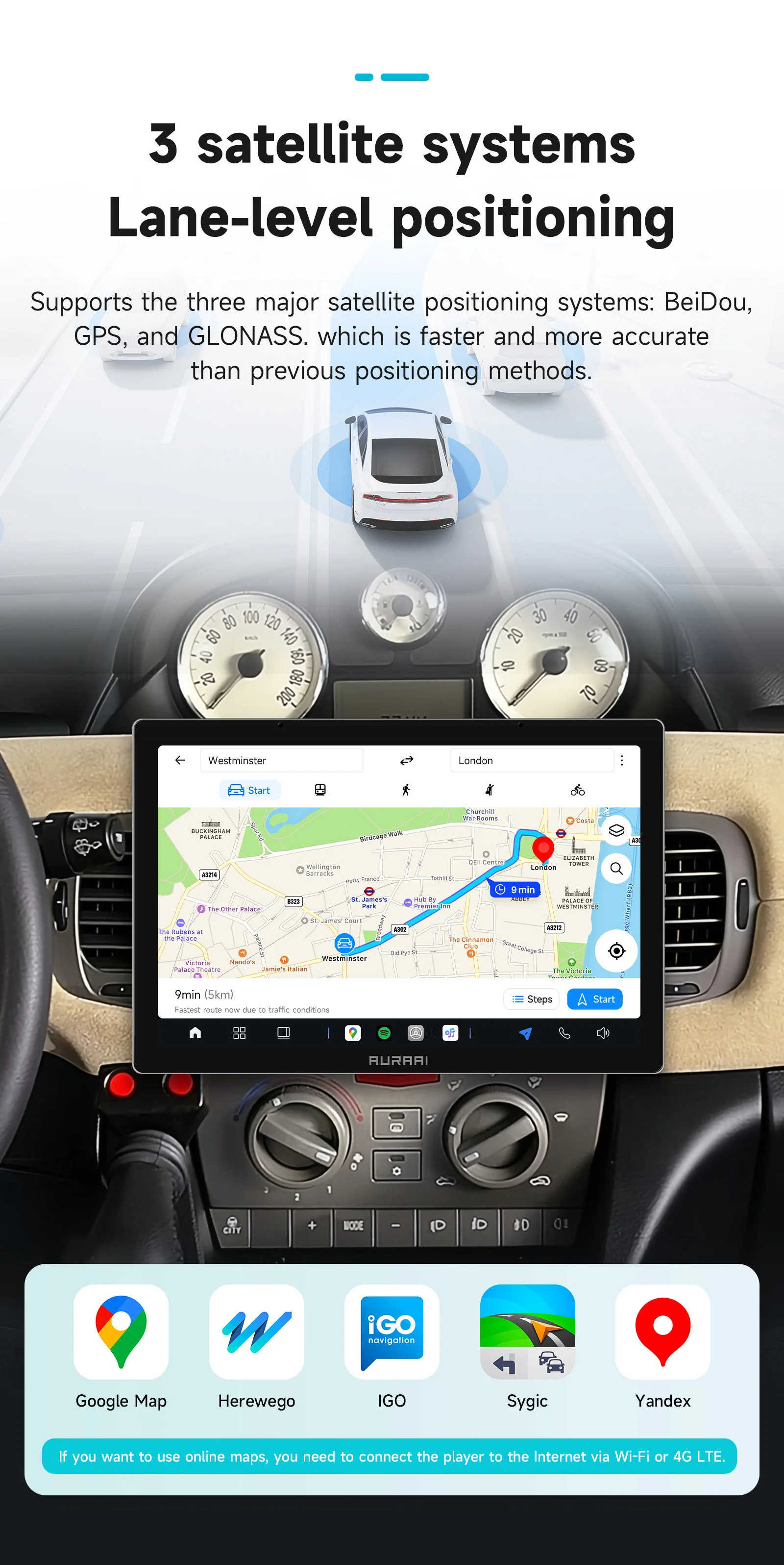 AURAAI X100 CarPlay 2Din Android Auto Autoradio für Lancia Ypsilon 2006–2011 Intelligenter Bildschirm RDS DSP GPS 4G BT ADAS 360 ° CAM – Detail 24