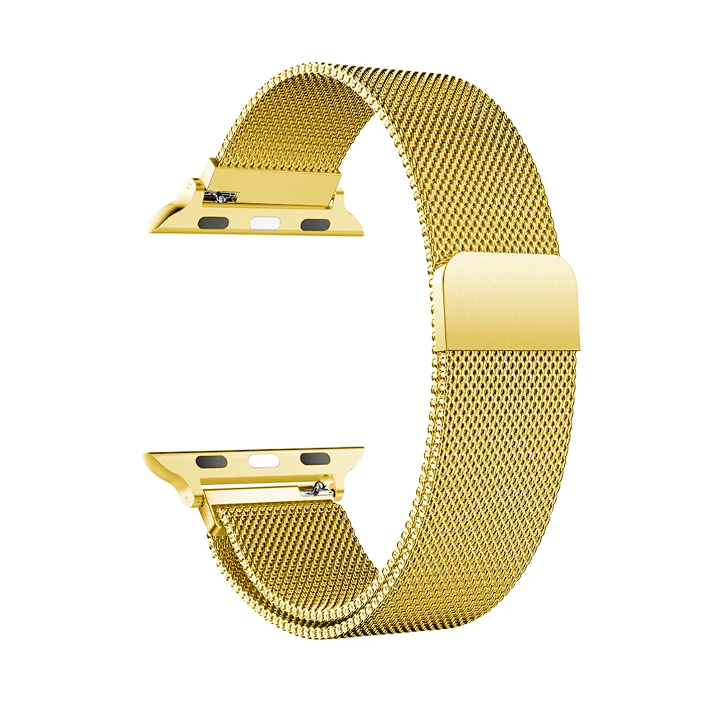 Breathable Adjustable Magnetic Milanese Loop Watch Strap