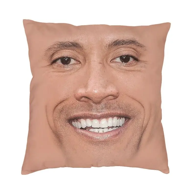 TheRockFaceDwayneCushionCoverForSofaHomeDecorativeAmerican
