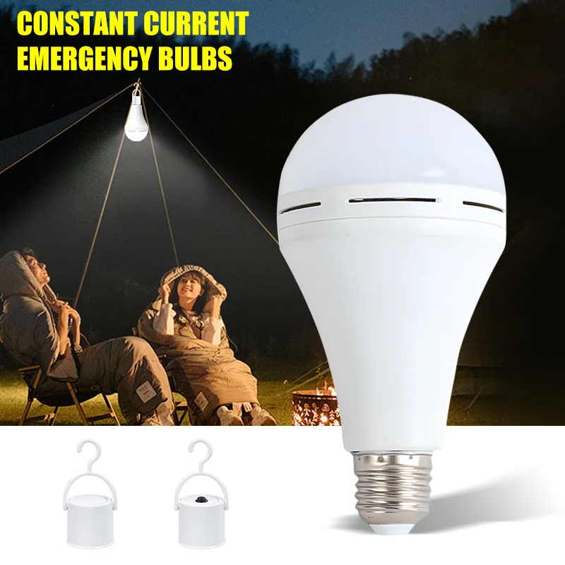 9W/12W/15W LED Emergency Light Bulb Multi-purpose Power Outage Portable Handheld Rechargeable